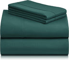 LuxClub 4 PC Queen Sheet Set, Breathable Luxury Bed Sheets, Deep Pockets 18" - Image 9