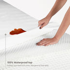 Bioweaves Organic Cotton Jersey Waterproof Mattress Protector Cal King |52" x - Image 4