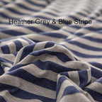 PURE ERA Jersey Knit Duvet Cover Set 100% T-Shirt Heather Cotton Super Soft - Image 3