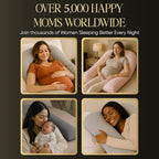 U-Shaped Pregnancy Pillow – 100% Cotton Cover, Full Body Maternity Support - Image 6