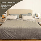 Heated Blanket Electric Blanket Queen Size 84''x90'' - Image 3