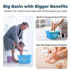 AWA Extra Large Pool Foot Bath, Sturdy Feet Soaking Tub and Pedicure Bowl - Image 4