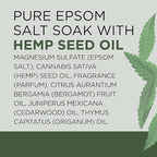 Dr Teal's Pure Epsom Salt, Cannabis Sativa Hemp Seed Oil, 3 lb - Image 9