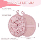 Boao 6 Pcs Bath Shower Pouf Sponge Mesh Pouf Shower Ball Exfoliating Body - Image 2