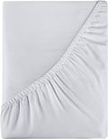 Royale Linens 400 Thread Count 100% American Grown Cotton Fitted Sheet Full Size by ROYALELINENS