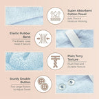 Cotton Hair Towel Wrap for Women/Kids | Quick Dry, Soft & Absorbent 420-GSM - Image 5