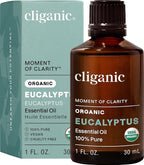 Cliganic Organic Eucalyptus Essential Oil, 100% Pure | Natural Aromatherapy Oil by Cliganic