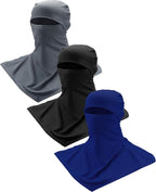 SATINIOR 3 Piece Balaclava Face Cover Sun Protection Neck Cover Summer by SATINIOR