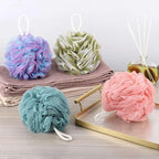 BTYMS 4Pcs Loofah Sponge 60g/pc Bath Puffs Shower Scrunchies Mesh Pouf - Image 5