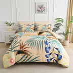 Yogeneg 7 Piece Bed in a Bag King Size Comforter Set Khaki Bedding Set by YOGENEG