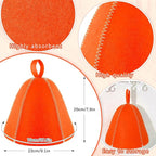 JaGely Sauna Hat for Men Women Sauna Hat Vaporarium Cap Russian Banya Cap for - Image 2