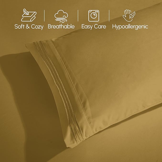 Elegant Comfort Luxurious 1500 Premium Hotel Quality Microfiber Three Line - Image 6