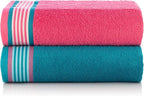 CASA COPENHAGEN He & She 6Pcs 100% Egyptian Cotton Large Designer Towels Gift - Image 4
