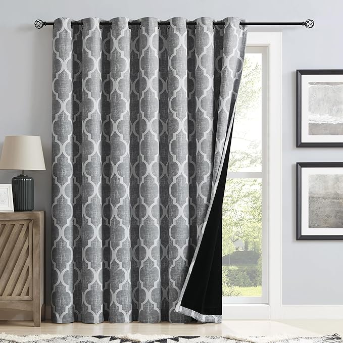 Beauoop 100% Blackout Curtains 96 Inches Long - Image 2