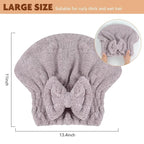 SUNLAND Large Microfiber Hair Drying Caps - Image 2