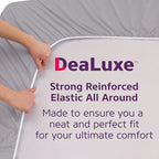Twin Deep Pocket Fitted Sheet 21' Twin Size Perfectly Fits 17'23' Mattresses - Image 4