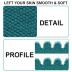 Evridwear Exfoliating Dual Texture Bath Gloves - Image 2