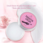 Cold Paraffin Wax Cream for Hands and Feet, Shea Butter Cuticle Balm, Rose - Image 2