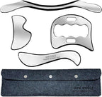 4 in 1 Stainless Steel Gua Sha Muscle Scraper Tool, Professional IASTM Physical by GYXCOELEIASTMTOOL