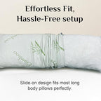 OMEO Full Body Pillowcase – Ultra Soft Bamboo Rayon Cover - Image 6
