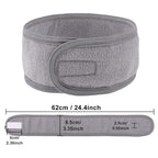 Whaline Spa Facial Headband Head Wrap Terry Cloth Headband 4 Counts Stretch - Image 2