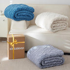 Heated Blanket Electric Blanket 62"x84", Soft Taffeta Sherpa Electric Throw - Image 7
