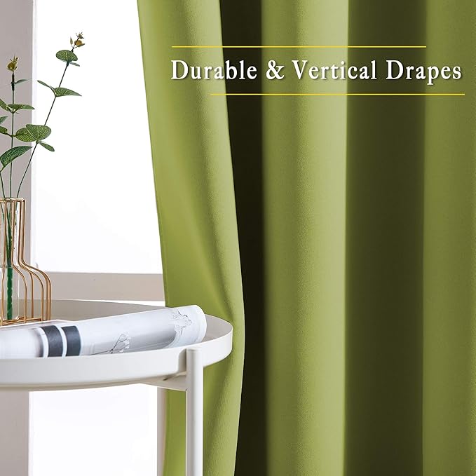 NICETOWN Room Darkening Doorway Curtains 80 inches Long - Image 5