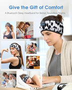MUSICOZY Sleep Headphones Bluetooth 5.4 Headband, Wireless Music Sleeping Eye - Image 6