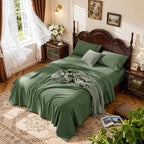 LBRO2M 1000 Thread Count 100% Egyptian Cotton Sheets Set Full Size, 4 Piece by LBRO2MBedding