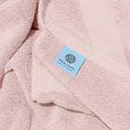White Classic Pink 650 GSM Cotton Bath Sheet Towel - Image 5