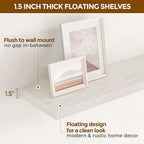 Fun Memories Floating Shelves for Wall, 36 x 9.3 Large Floating Shelf Wall - Image 6