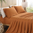 King Sheet Set 4 Piece, Soft Breathable Cooling Microfiber Bed Sheets by Dreava