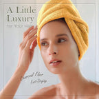 myHomeBody Hair Towel Wrap, Luxury Quick Drying Turban, Ultra Soft Absorbent - Image 2