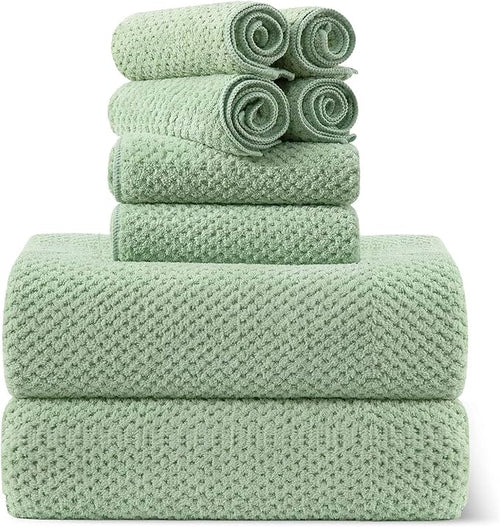 8-Piece Bath Towel Set, 2 Extra Large Bath Towel Sheets, 2 Hand Towels and 4 by Smuge