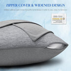 CHOSHOME Cooling Pillow Cases Zipper Pillow Covers Q-Max > 0.45 Zippered - Image 5