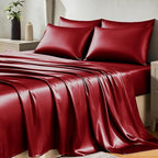 CozyLux Satin Sheets King Size Sheet Set by CozyLux