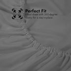 Royale Linens Extra Deep Pocket Full Fitted Sheet Only - Image 6