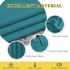 NICETOWN Blackout Peacock Teal Curtains - Image 4