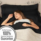 Bella Coterie Luxury Bamboo Viscose Cal King Size Fitted Sheet Only | 100% - Image 5