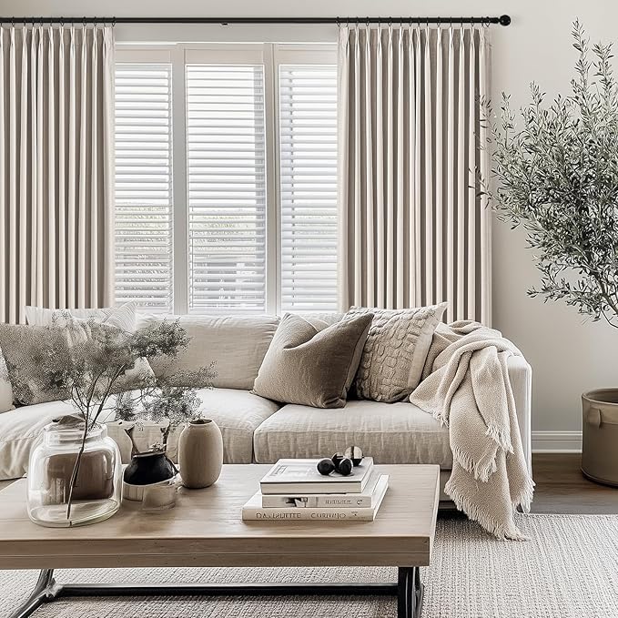 Topfinel Pinch Pleated Curtains 96 Inch Long, 100% Blackout Thermal Insulated - Image 8