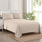 1800 Thread Count Sheet Set – Soft Egyptian Quality Brushed Microfiber Sheets – by SweetHomeCollection