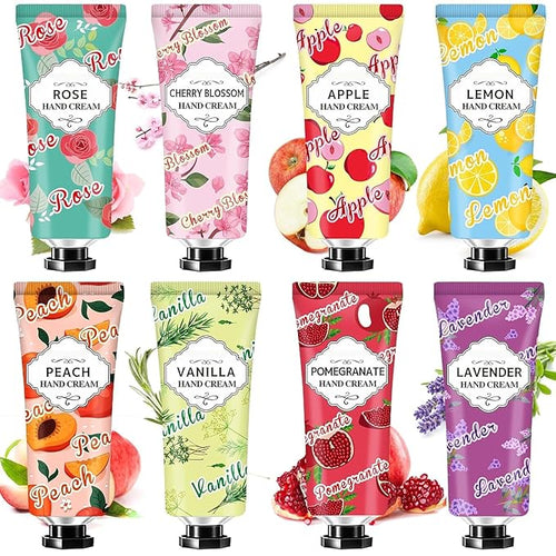 8 Pack Hand Cream Gift Set, Mothers Day Gifts by CLOTHES+OF+SKIN