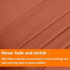 TAIMIT Burnt Orange Queen Size Comforter Set - Image 7