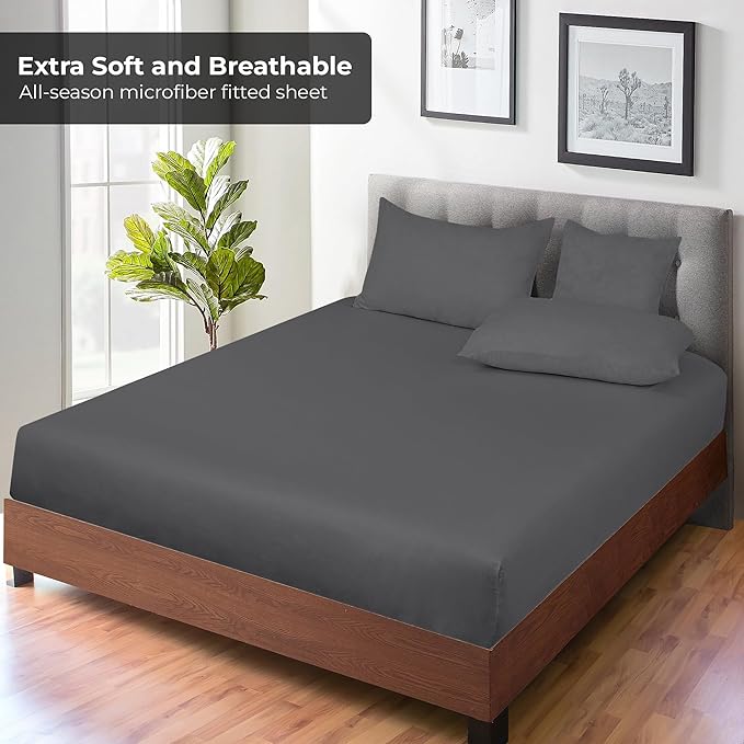 Royale Linens Fitted Sheet Twin XL - Image 4