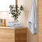 Belizzi Home Ultra Soft 3 Pack Cotton Towel Set, Contains a Bath Towel 28x55 - Image 2