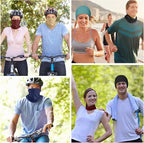 Geyoga 6 Pieces Summer UV Protection Cooling Neck Gaiter Face Clothing Neck - Image 6