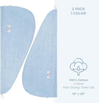 American Soft Linen 100% Cotton Hair Towels - Image 4