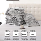 Smoofy Fluffy King Size Comforter Set 3 Pieces - Image 7