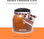A Cheerful Giver — Orange Cinnamon Clove - 34oz Papa Scented Candle Jar - - Image 2