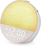 Geuuap Sunrise Alarm Clock White Noise Machine | Natural Wake-Up Light by Geuuap